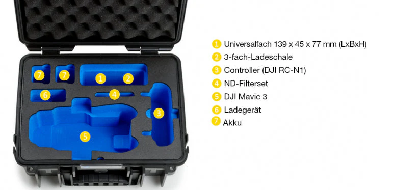 B&W DJI Mavic 3 Case Type 3000 schwarz - Image 6